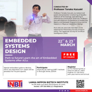 Free Workshop on Embedded Systems