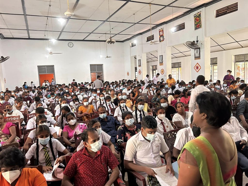 Awareness Session Day 02 at Henegama Central College