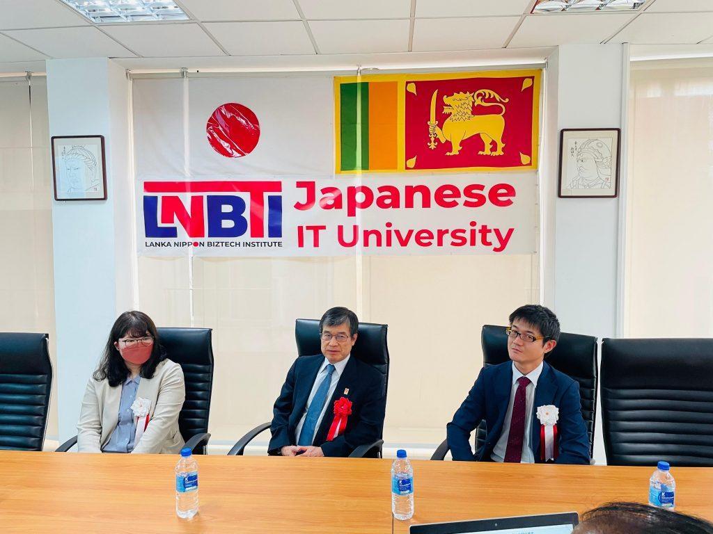 The new Ambassador visited LNBTI, the first Japanese IT University in Sri Lanka, to gain firsthand experience of its academic environment and initiatives