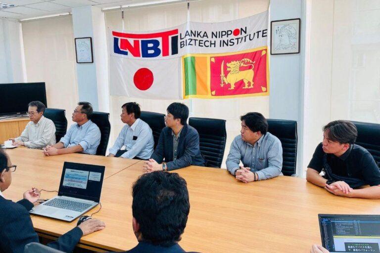 7-Person Delegation from Kanagawa Information Services Association visits LNBTI