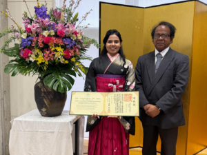 LNBTI Celebrates the Academic Success of Graduate Harshani Cooray at the University of Aizu, Japan